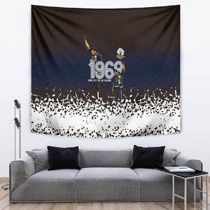 Black Power Salute African Human Rights Tapestry Civil Rights Movement OPHR Mexico City 1968 Retro