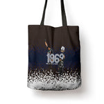 Black Power Salute African Human Rights Tote Bag Civil Rights Movement OPHR Mexico City 1968 Retro