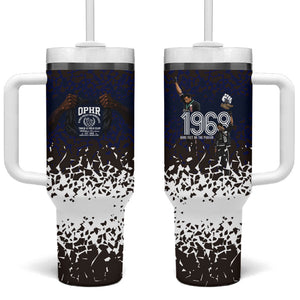 Black Power Salute African Human Rights Tumbler With Handle Civil Rights Movement OPHR Mexico City 1968 Retro