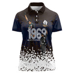 Black Power Salute African Human Rights Women Polo Shirt Civil Rights Movement OPHR Mexico City 1968 Retro