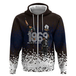 Black Power Salute African Human Rights Zip Hoodie Civil Rights Movement OPHR Mexico City 1968 Retro