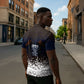 Black Power Salute African Human Rights Zipper Polo Shirt Civil Rights Movement OPHR Mexico City 1968 Retro