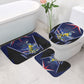 Personalized Cape Verde Blue Sharks Bathroom Set African Pride Dynamic Stadium Soccer Graphic Art