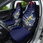 Personalized Cape Verde Blue Sharks Car Seat Cover African Pride Dynamic Stadium Soccer Graphic Art