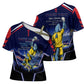 Personalized Cape Verde Blue Sharks Cross Shoulder Shirt African Pride Dynamic Stadium Soccer Graphic Art