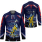 Personalized Cape Verde Blue Sharks Hockey Jersey African Pride Dynamic Stadium Soccer Graphic Art