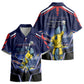 Personalized Cape Verde Blue Sharks Kid Hawaiian Shirt African Pride Dynamic Stadium Soccer Graphic Art