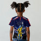 Personalized Cape Verde Blue Sharks Kid T shirt African Pride Dynamic Stadium Soccer Graphic Art