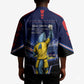 Personalized Cape Verde Blue Sharks Kimono African Pride Dynamic Stadium Soccer Graphic Art