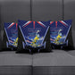 Personalized Cape Verde Blue Sharks Pillow Cover African Pride Dynamic Stadium Soccer Graphic Art