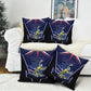 Personalized Cape Verde Blue Sharks Pillow Cover African Pride Dynamic Stadium Soccer Graphic Art