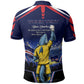 Personalized Cape Verde Blue Sharks Polo Shirt African Pride Dynamic Stadium Soccer Graphic Art