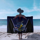 Personalized Cape Verde Blue Sharks Sarong African Pride Dynamic Stadium Soccer Graphic Art