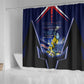 Personalized Cape Verde Blue Sharks Shower Curtain African Pride Dynamic Stadium Soccer Graphic Art