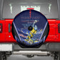 Personalized Cape Verde Blue Sharks Spare Tire Cover African Pride Dynamic Stadium Soccer Graphic Art