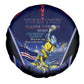 Personalized Cape Verde Blue Sharks Spare Tire Cover African Pride Dynamic Stadium Soccer Graphic Art
