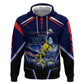Personalized Cape Verde Blue Sharks Zip Hoodie African Pride Dynamic Stadium Soccer Graphic Art