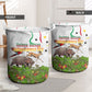 Guinea-Bissau Independence Day Laundry Basket African Wildlife Cashew Harvest Cultural Pride