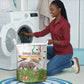 Guinea-Bissau Independence Day Laundry Basket African Wildlife Cashew Harvest Cultural Pride