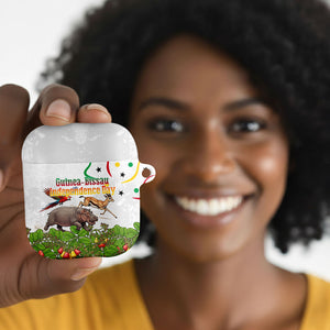 Guinea-Bissau Independence Day AirPods Case African Wildlife Cashew Harvest Cultural Pride
