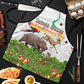 Guinea-Bissau Independence Day Apron African Wildlife Cashew Harvest Cultural Pride