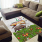 Guinea-Bissau Independence Day Area Rug African Wildlife Cashew Harvest Cultural Pride