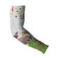 Guinea-Bissau Independence Day Arm Sleeves African Wildlife Cashew Harvest Cultural Pride