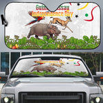 Guinea-Bissau Independence Day Auto Sun Shade African Wildlife Cashew Harvest Cultural Pride
