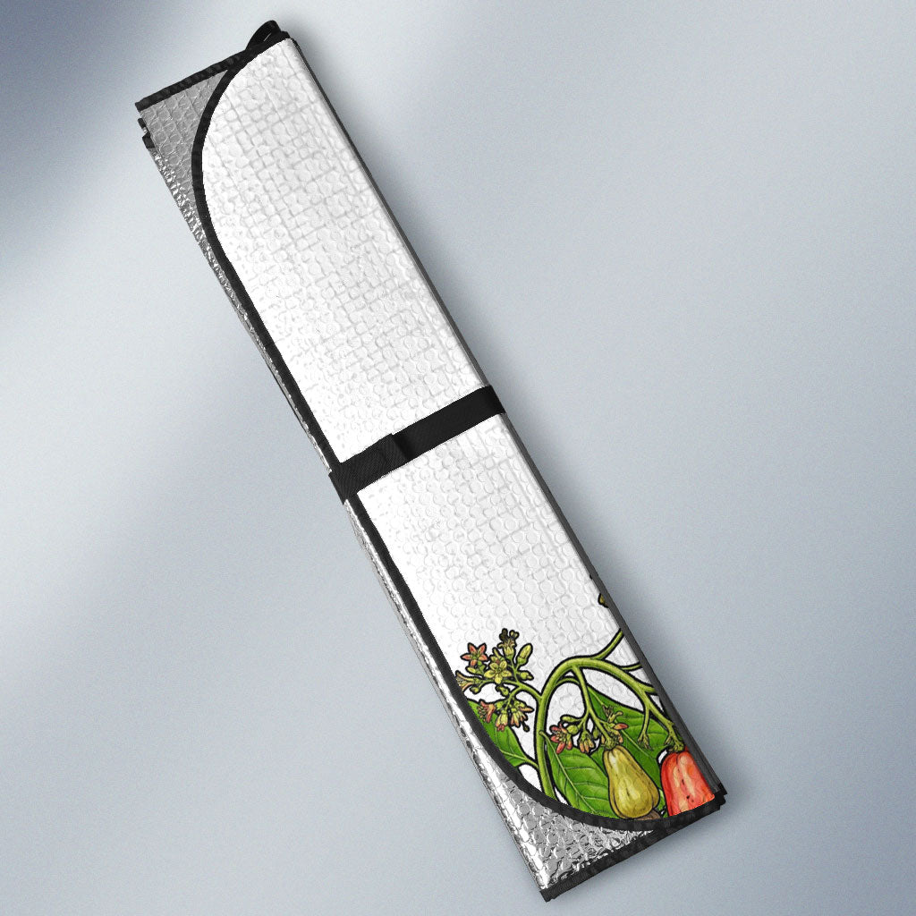 Guinea-Bissau Independence Day Auto Sun Shade African Wildlife Cashew Harvest Cultural Pride