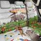 Guinea-Bissau Independence Day Back Car Seat Cover African Wildlife Cashew Harvest Cultural Pride