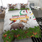 Guinea-Bissau Independence Day Bedding Set African Wildlife Cashew Harvest Cultural Pride