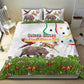 Guinea-Bissau Independence Day Bedding Set African Wildlife Cashew Harvest Cultural Pride