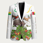 Guinea-Bissau Independence Day Blazer African Wildlife Cashew Harvest Cultural Pride