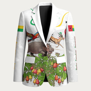 Guinea-Bissau Independence Day Blazer African Wildlife Cashew Harvest Cultural Pride
