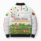 Guinea-Bissau Independence Day Bomber Puffer Jacket African Wildlife Cashew Harvest Cultural Pride