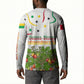 Guinea-Bissau Independence Day Button Sweatshirt African Wildlife Cashew Harvest Cultural Pride
