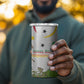 Guinea-Bissau Independence Day 4 in 1 Can Cooler Tumbler African Wildlife Cashew Harvest Cultural Pride