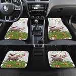 Guinea-Bissau Independence Day Car Mats African Wildlife Cashew Harvest Cultural Pride
