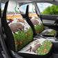 Guinea-Bissau Independence Day Car Seat Cover African Wildlife Cashew Harvest Cultural Pride