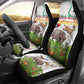 Guinea-Bissau Independence Day Car Seat Cover African Wildlife Cashew Harvest Cultural Pride