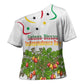 Guinea-Bissau Independence Day Cross Shoulder Shirt African Wildlife Cashew Harvest Cultural Pride