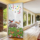 Guinea-Bissau Independence Day Door Cover African Wildlife Cashew Harvest Cultural Pride
