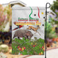 Guinea-Bissau Independence Day Garden Flag African Wildlife Cashew Harvest Cultural Pride