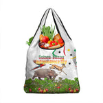 Guinea-Bissau Independence Day Grocery Bag African Wildlife Cashew Harvest Cultural Pride