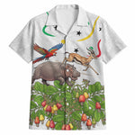 Guinea-Bissau Independence Day Hawaiian Shirt African Wildlife Cashew Harvest Cultural Pride