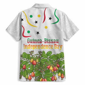 Guinea-Bissau Independence Day Hawaiian Shirt African Wildlife Cashew Harvest Cultural Pride