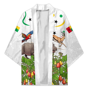 Guinea-Bissau Independence Day Kimono African Wildlife Cashew Harvest Cultural Pride