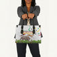 Guinea-Bissau Independence Day Leather Bag African Wildlife Cashew Harvest Cultural Pride