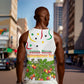 Guinea-Bissau Independence Day Men Tank Top African Wildlife Cashew Harvest Cultural Pride