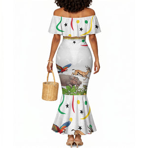 Guinea-Bissau Independence Day Mermaid Dress African Wildlife Cashew Harvest Cultural Pride